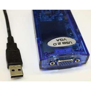  USB 2.0 To VGA Video Adapter Adds A Second Display 
