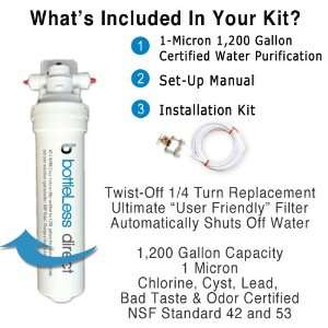   & Installation kit for BottleLess water coolers