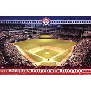  Texas Rangers   Ballpark in Arlington   Poster (34x22 