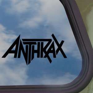  Anthrax Black Decal Rock Band Car Truck Window Sticker 