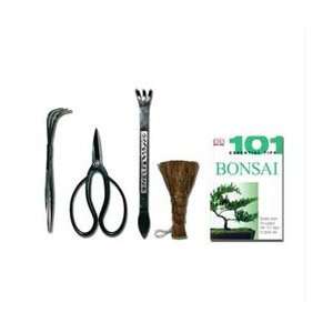 BonsaiOutlet Bonsai Tree Tools 4 Piece Set with Book 