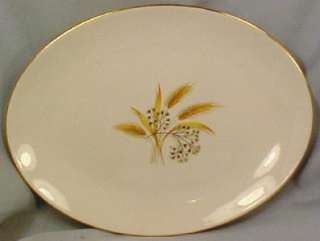 Vintage GOLDEN WHEAT MEAT PLATTER Homer Laughlin  