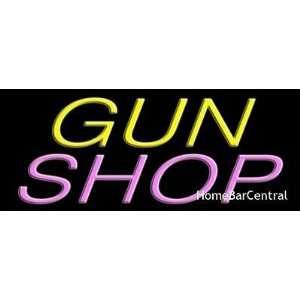  Gun Shop Neon Sign   10247 