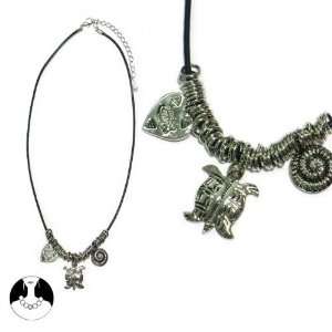   paris teenager necklace necklace 42cm+ext antic rhodium metal Jewelry