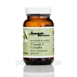 Metabolic Maintenance Vitamin E Complex 400 IU Mixed Tocopherols 100 