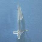 HAFELE #282.47.420 PLASTIC SHELF REST, CLEAR, 5mm SHANK