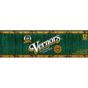 Vernors Ginger Ale Soda, 12 fluid ounce cans, two 12 packs, 24 total 