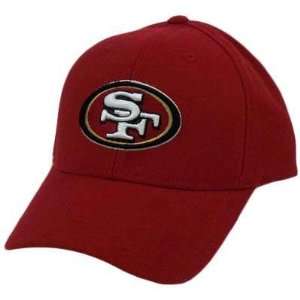 NFL SAN FRANCISCO 49ERS NINER REEBOK RED VELCRO HAT CAP 