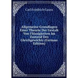  Des Gleichgewichts (German Edition) Carl Friedrich Gauss Books