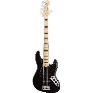  Fender American Deluxe Jazz Bass® V (Five String), Black 