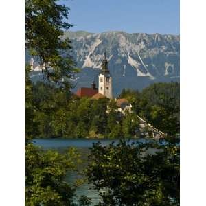  Church of the Assumption on Bled Island in Bled Lake, Bled 