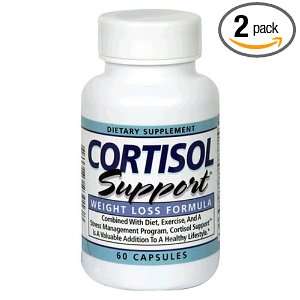  21st Century Cortisol Support, 60 Capsules (Pack of 2 