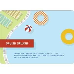 Pool Party Invitations Splish splash