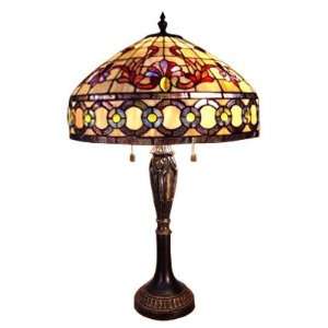  Cathedral Tiffany Style Table Lamp