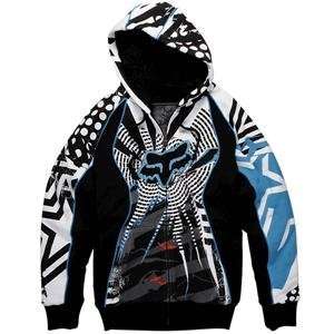  Fox Racing Pincer Explosion Sasquatch Zip Up Hoody   Large 