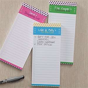    Personalized Magnetic Notepads   Dot to Dot