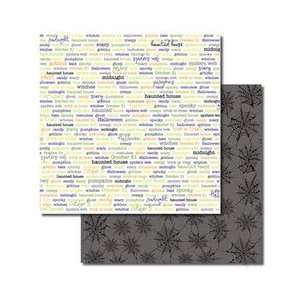   Collection   12 x 12 Double Sided Paper   Words Arts, Crafts & Sewing