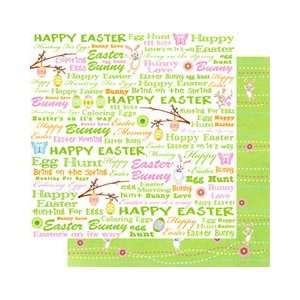   12 Double Sided Glitter Paper   Easter Words Arts, Crafts & Sewing