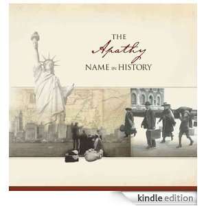 The Apathy Name in History Ancestry  Kindle Store