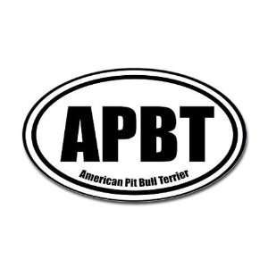  APBT Oval Euro Sticker Pets Oval Sticker by  