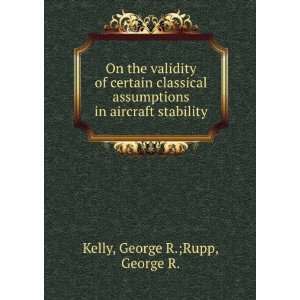   in aircraft stability George R.;Rupp, George R. Kelly Books