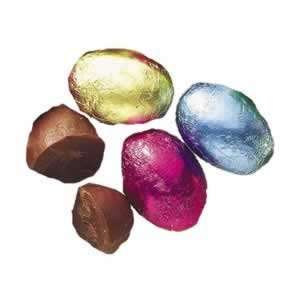 Solid Foiled Milk Chocolate Eggs 1 LB  Grocery & Gourmet 