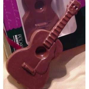 Guitar in Solid Milk Chocolate Grocery & Gourmet Food