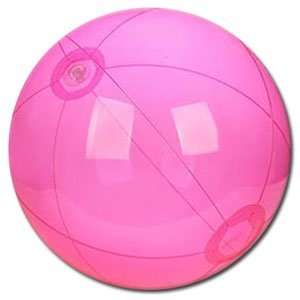  Beachballs   16 Translucent Pink Beach Balls