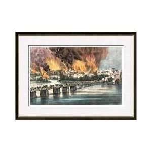  Fall Of Richmond 2nd April 1865 Framed Giclee Print