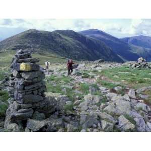 Backpacking on Gulfside Trail, Appalachian Trail, Mt. Washington, New 