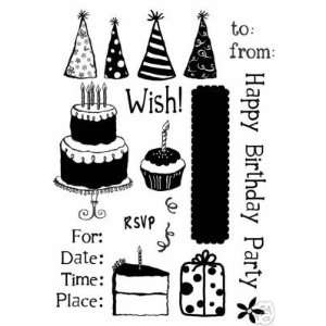  Birthday Wish Flexible Stamps Simply Chic Arts, Crafts & Sewing