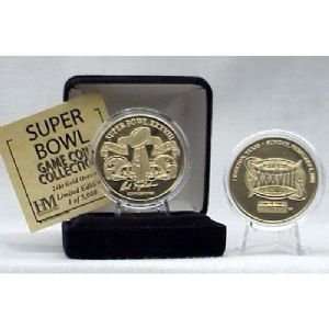  24Kt Gold Super Bowl (No Suggestions) Flip Coin Sports 