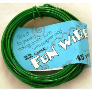  Fun Wire 22 Gauge Coil   Sour Apple Toys & Games