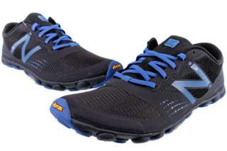 New Balance MT00BK Black Blue Mens Vibram Minimus Trail Running Shoes 