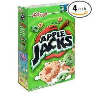 Apple Jack Cereal, 19.1 Ounce Box (Pack of 4)  Grocery 