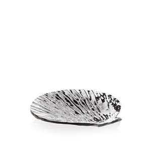  Silver Clam Shell Salad Plates