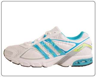 Adidas Allegra 4 W White Mesh Slime BLue 2011 New Womens Running Shoes 