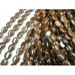    8x10mm Puff Oval Beads 16, Goldstone Arts, Crafts & Sewing