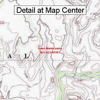   Map   Lake Montezuma, Arizona (Folded/Waterproof)