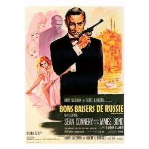  From Russia With Love (1964) 27 x 40 Movie Poster French 