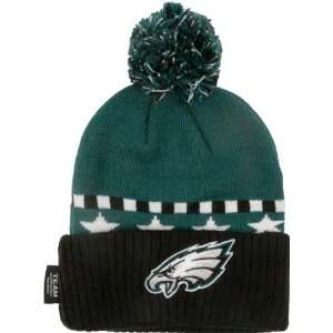  Philadelphia Eagles Kids 4 7 Cuffed Knit Pom Hat Sports 