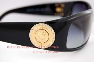 New VERSACE Sunglasses VE 4044B 870/8G BLACK/GOLD Men  