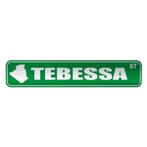   TEBESSA ST  STREET SIGN CITY ALGERIA