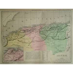  La Brugere Map of Algeria (1877)