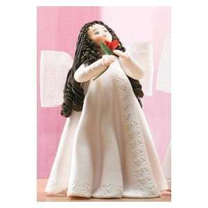  A Rose for You Kneeded Angels Figurine