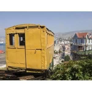  Funicular, Valparaiso, Chile, South America Giclee Poster 