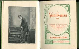 Ventriloquism Ventriloquist Dummy Magic 1906 w DJacket  