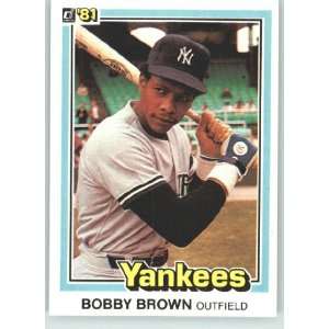  1981 Donruss #469 Bobby Brown   New York Yankees (Baseball 