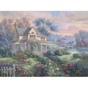   Country Welcome   Artist Carl Valente   Poster Size 26 X 20 inches
