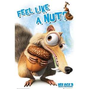 Movies Posters Ice Age 3   Scrat Poster   91.5x61cm